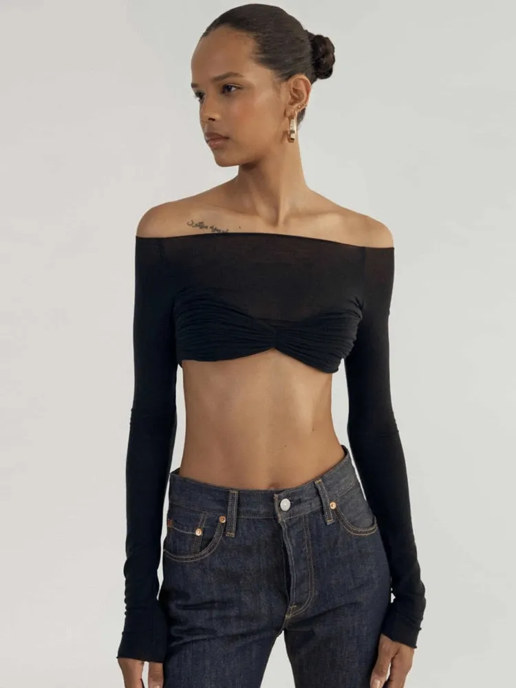 Make Me Blank Crop Top