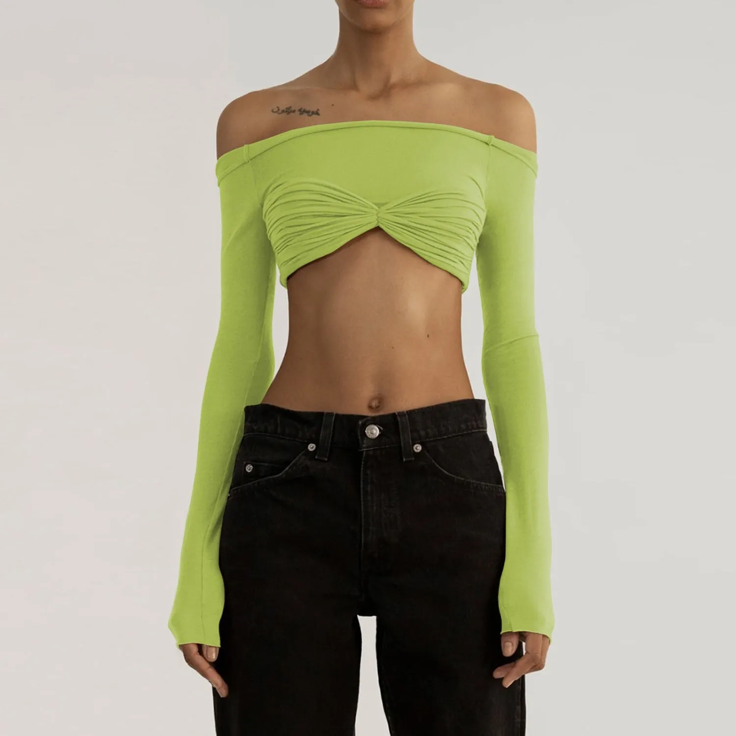 Make Me Blank Crop Top
