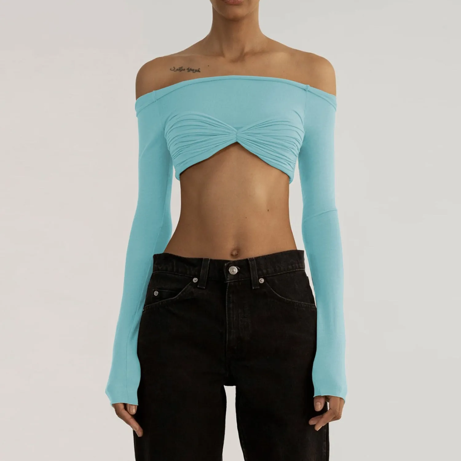 Make Me Blank Crop Top