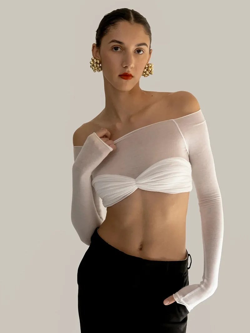 Make Me Blank Crop Top