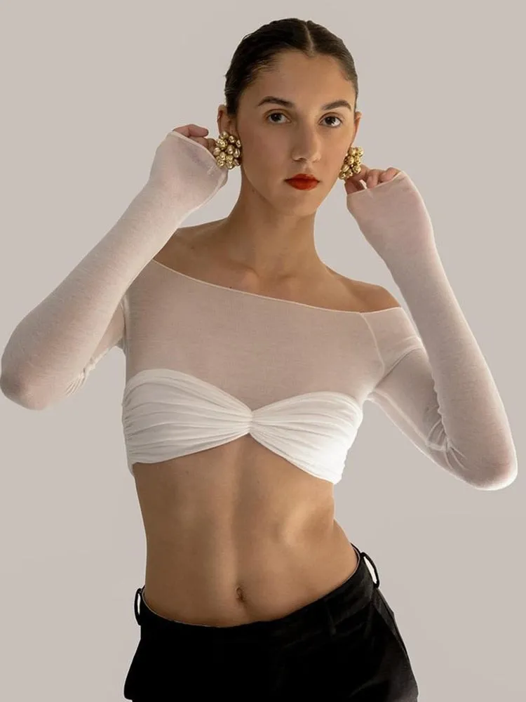 Make Me Blank Crop Top