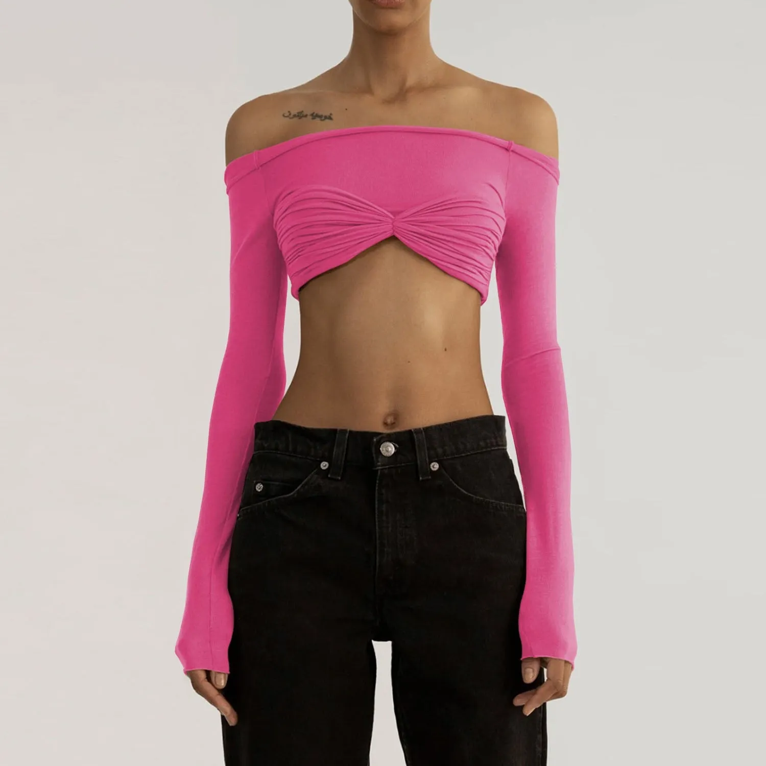 Make Me Blank Crop Top