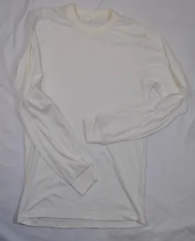 men's long sleeve t-shirt white Case of 72