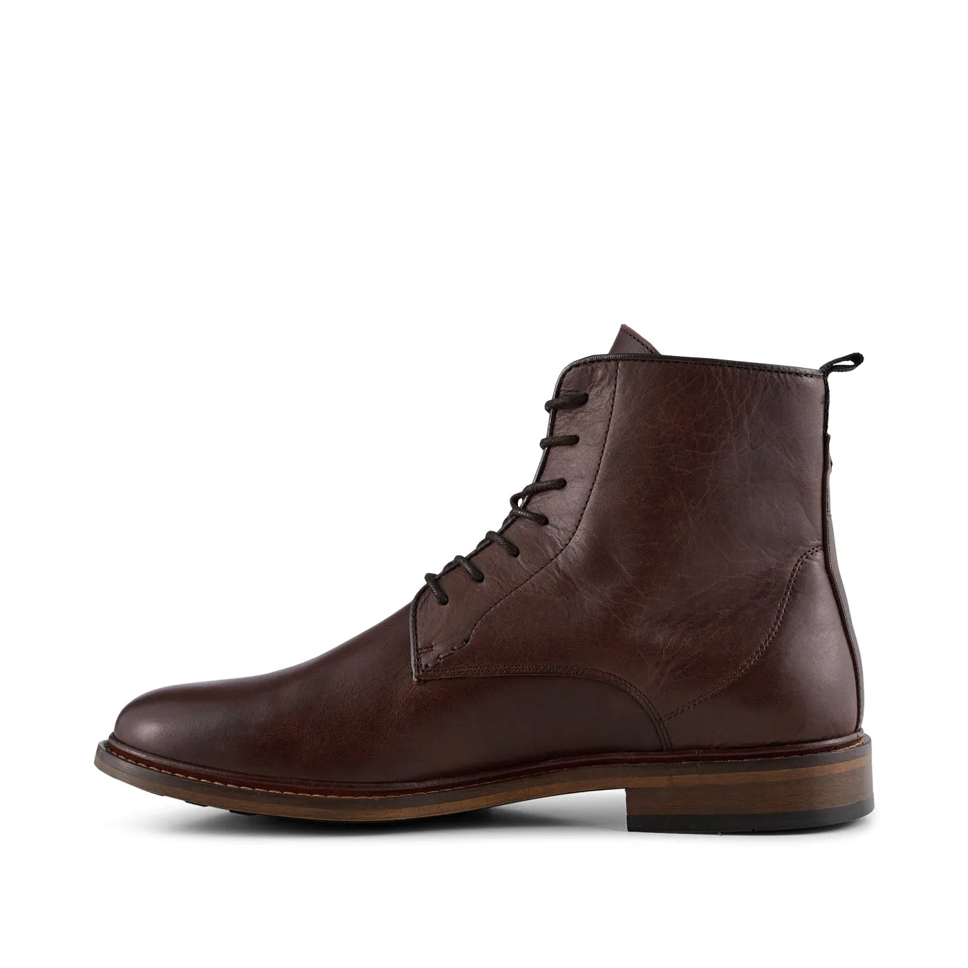 Ned boot leather - CHESTNUT BROWN