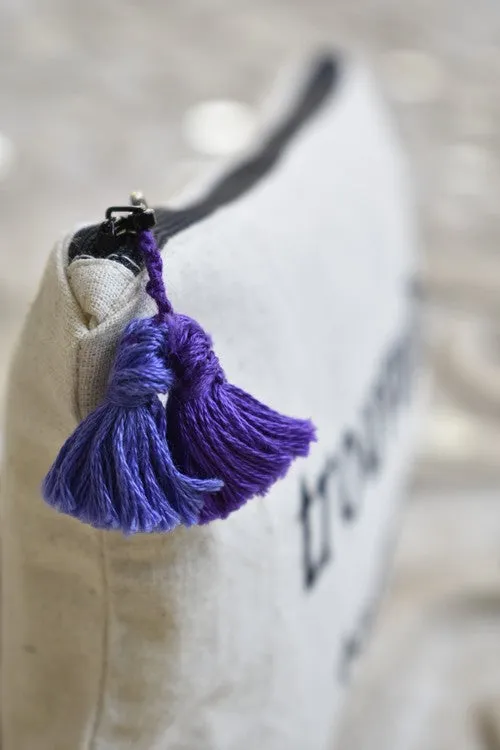 Okhai 'Adventurer' Hand Embroidered Travel Pouch