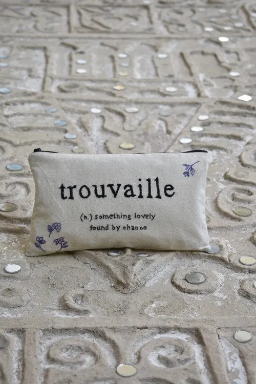 Okhai 'Adventurer' Hand Embroidered Travel Pouch