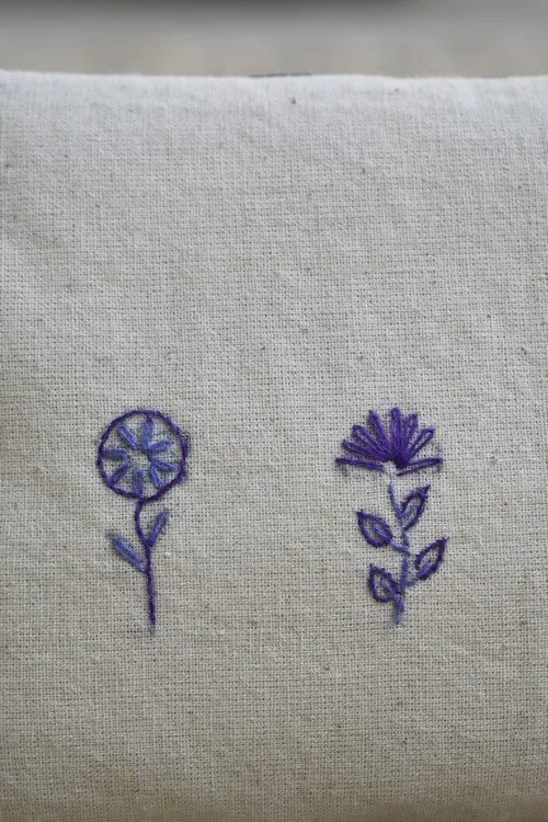 Okhai 'Adventurer' Hand Embroidered Travel Pouch