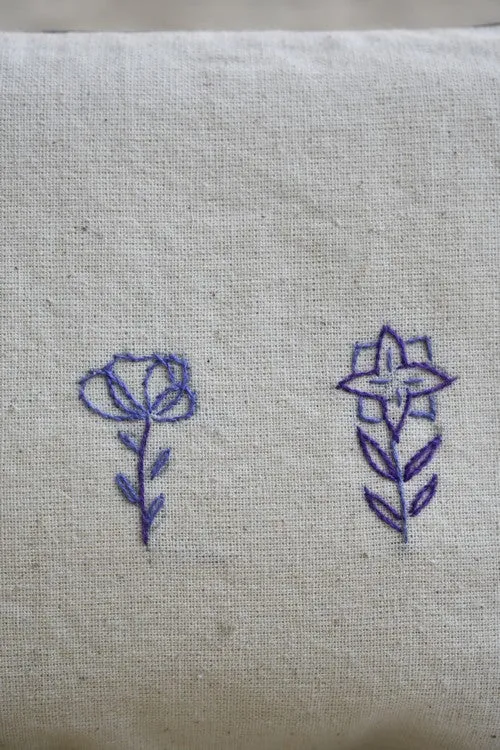 Okhai 'Adventurer' Hand Embroidered Travel Pouch
