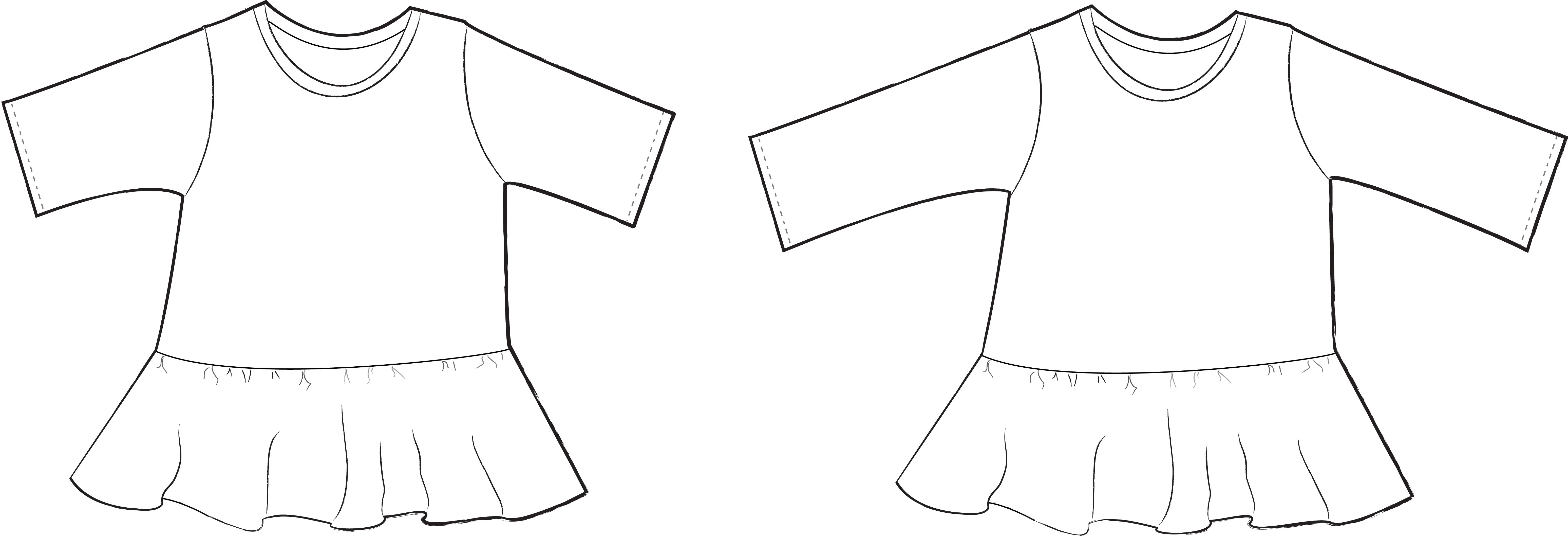Peplum top pattern