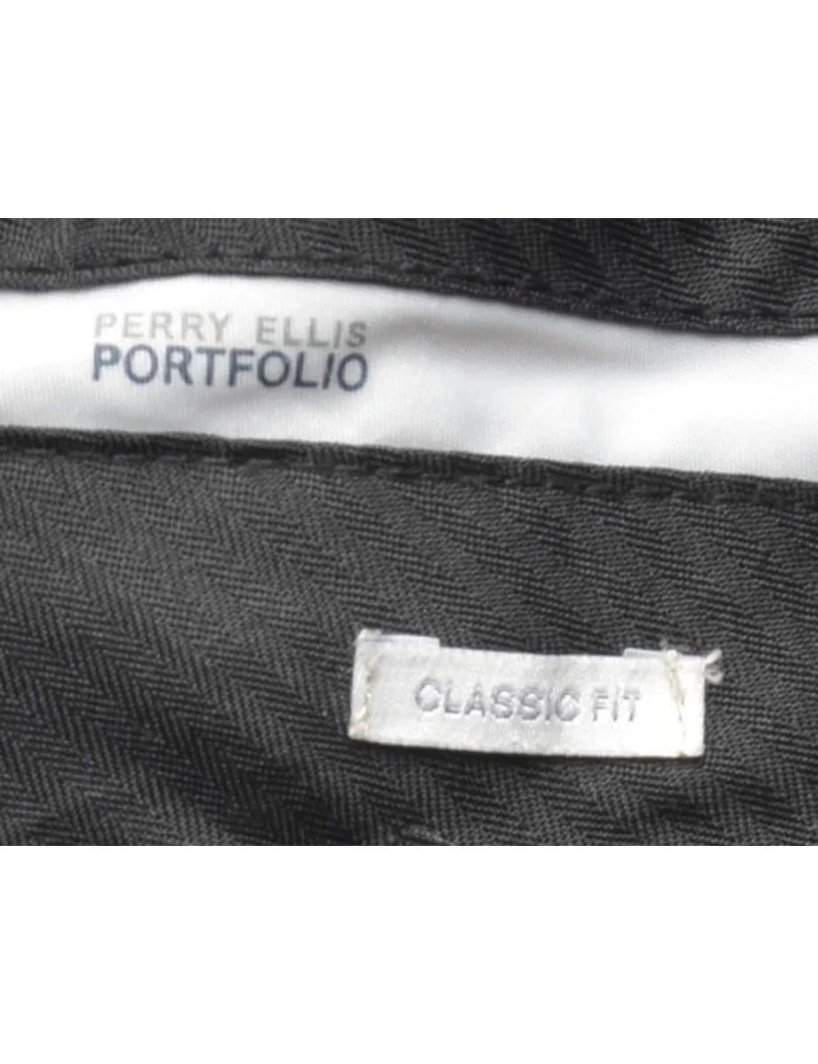Perry Ellis Black Classic Suit Trousers - W30 L29
