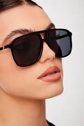 PETA   JAIN Elle Sunglasses Black