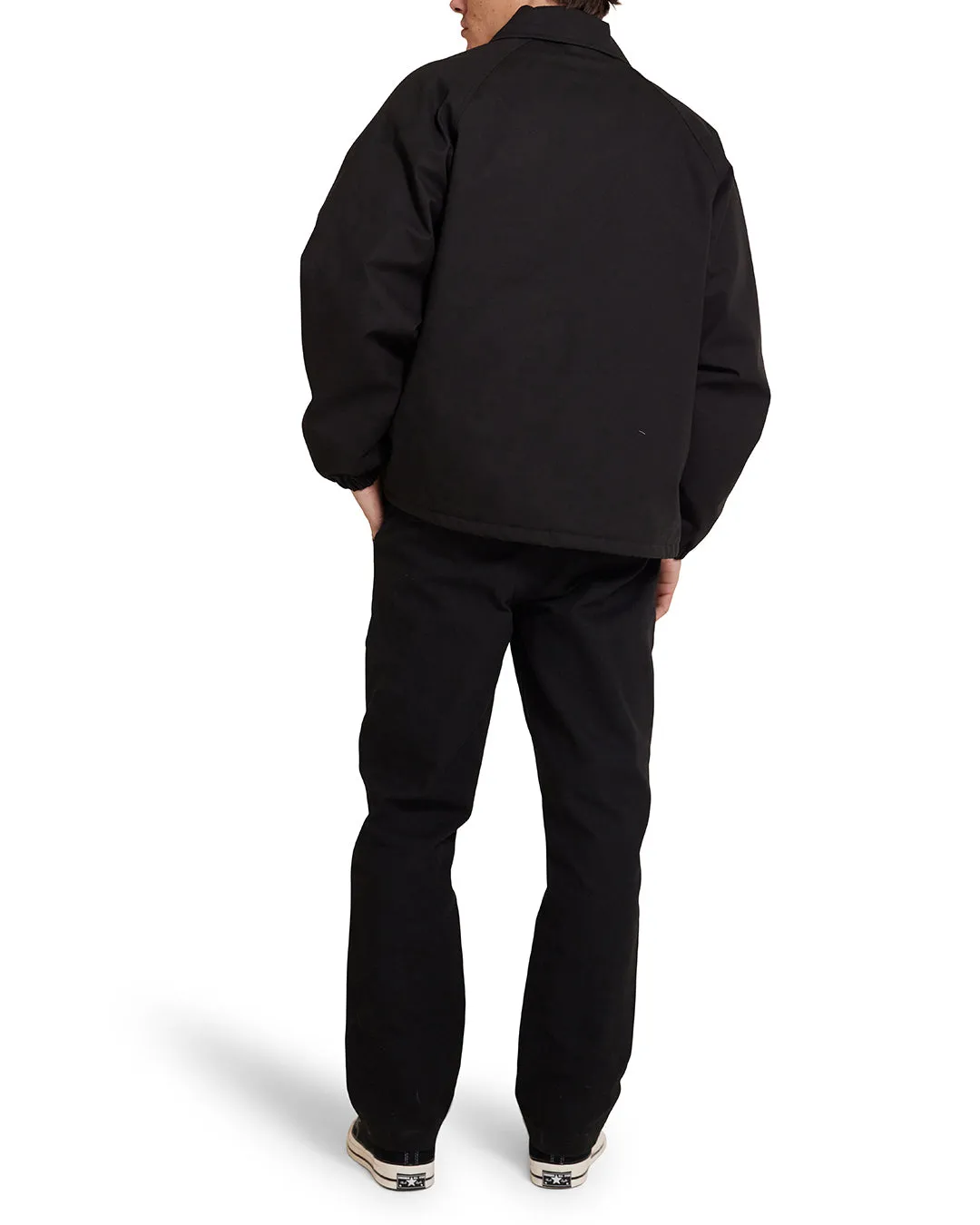 Pill Logo Coach Jacket - Black