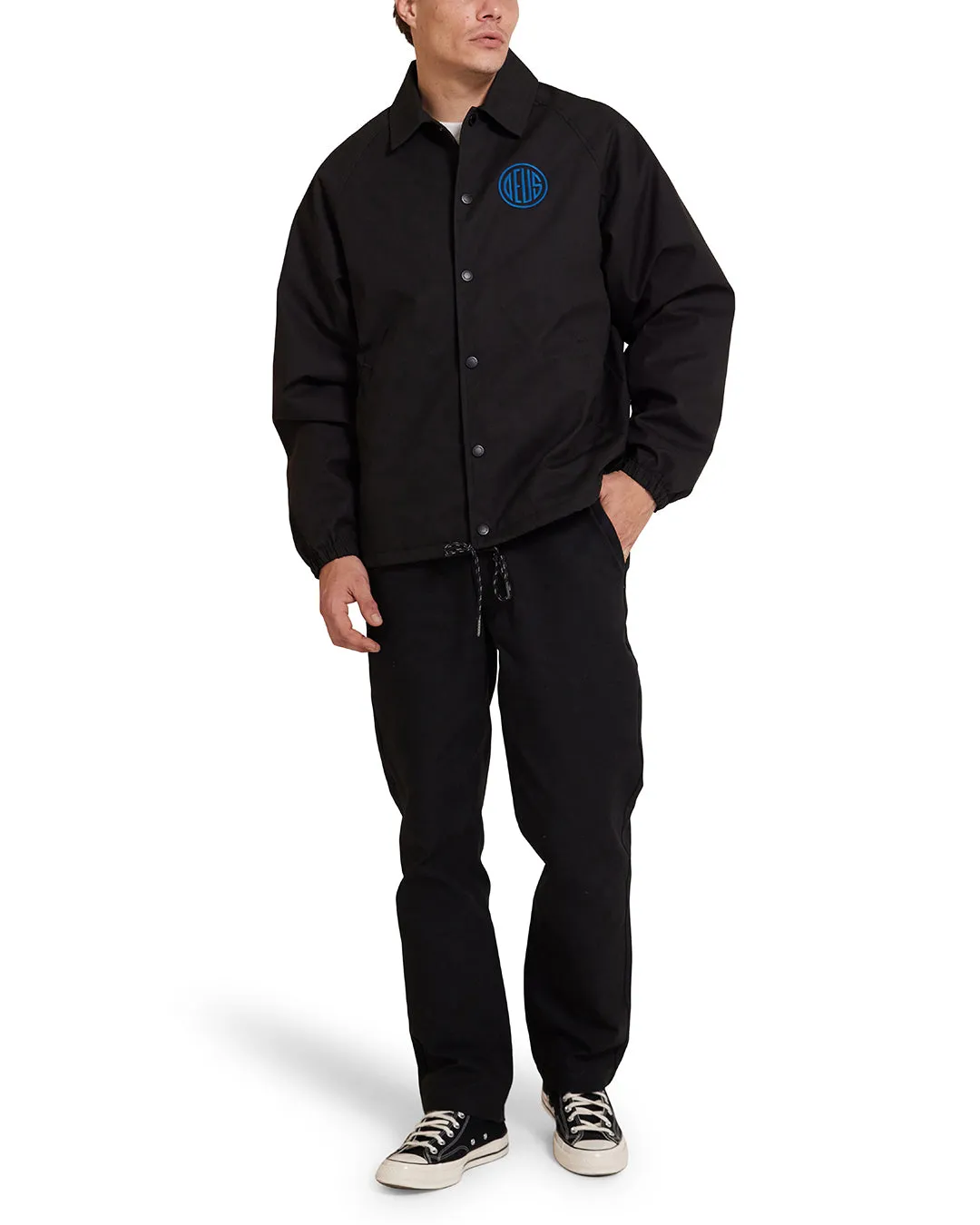 Pill Logo Coach Jacket - Black