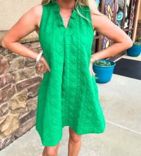 Planning Trips Dress - Green - ONLINE ONLY