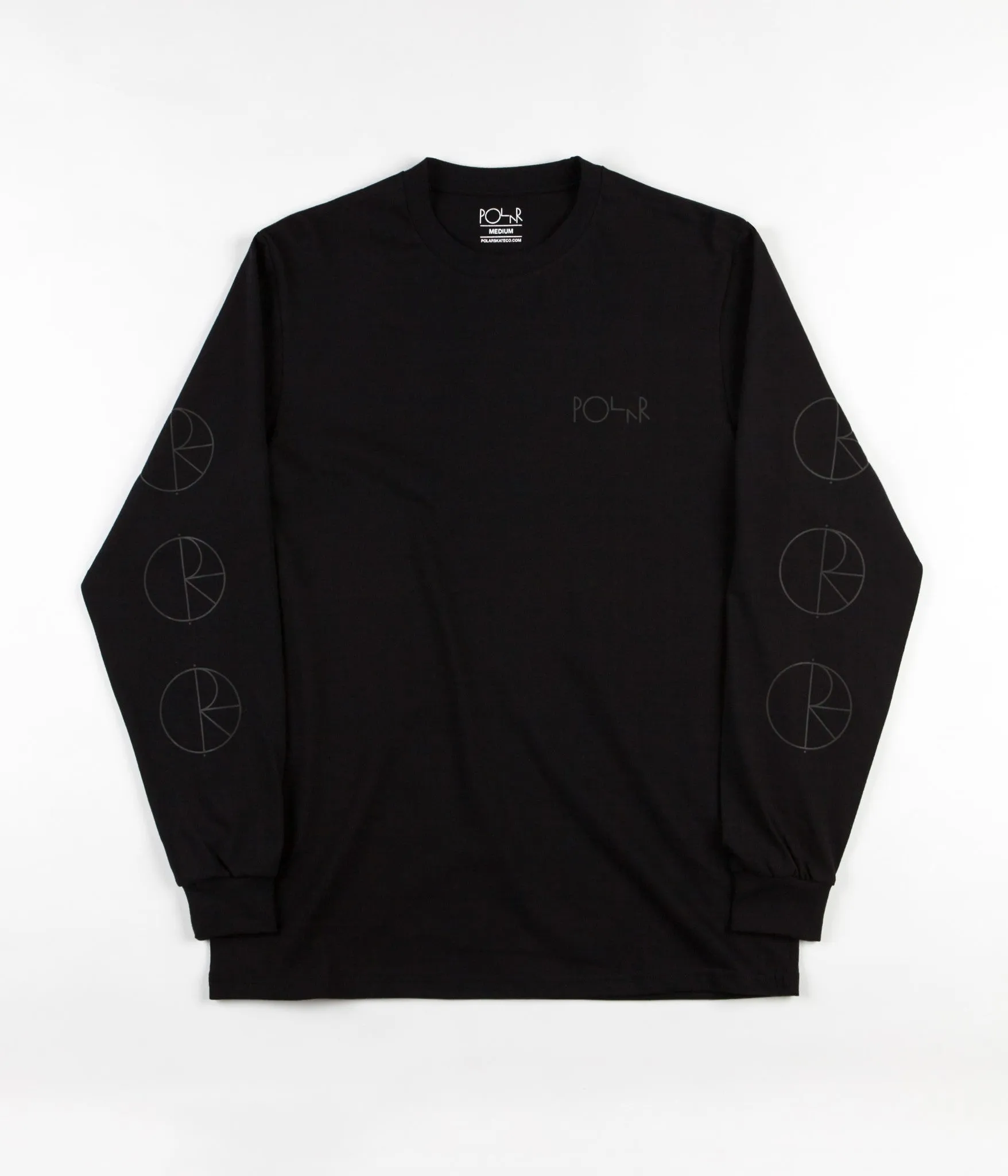 Polar Reflective Racing Long Sleeve T-Shirt - Black / Black
