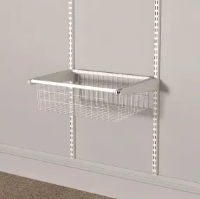 Pull Out Wire Basket Classic White