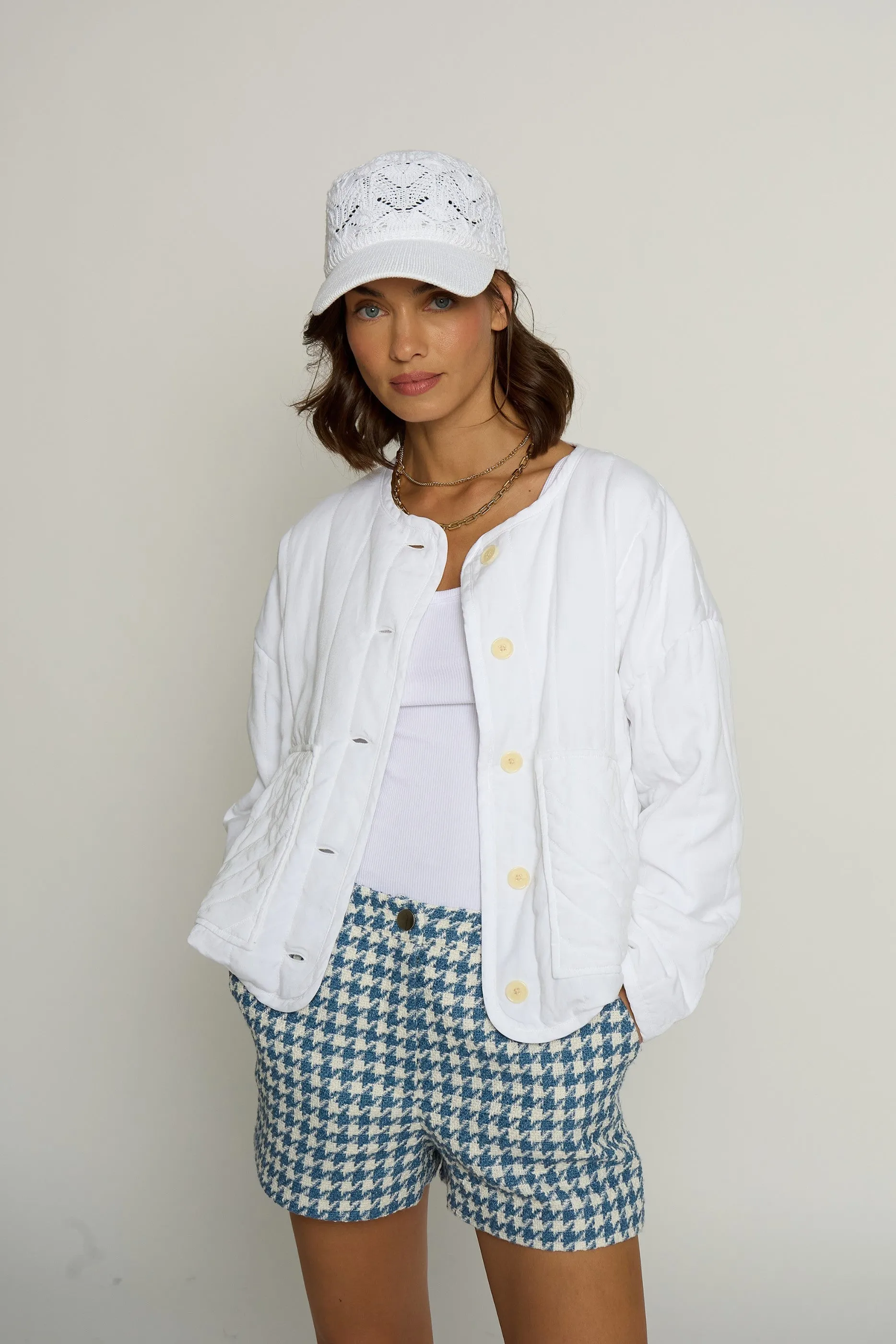 Quilted Tencel Jacket