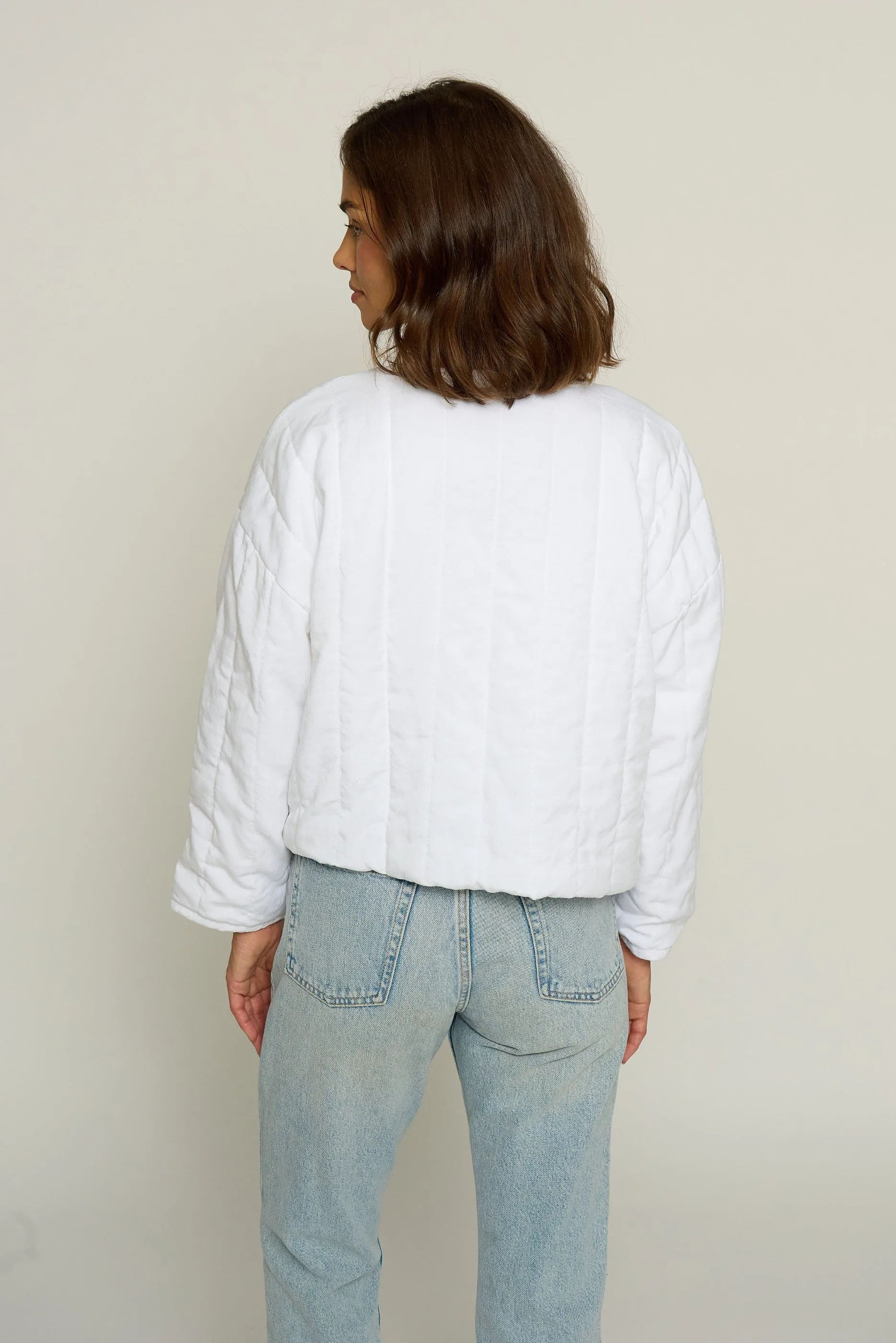 Quilted Tencel Jacket