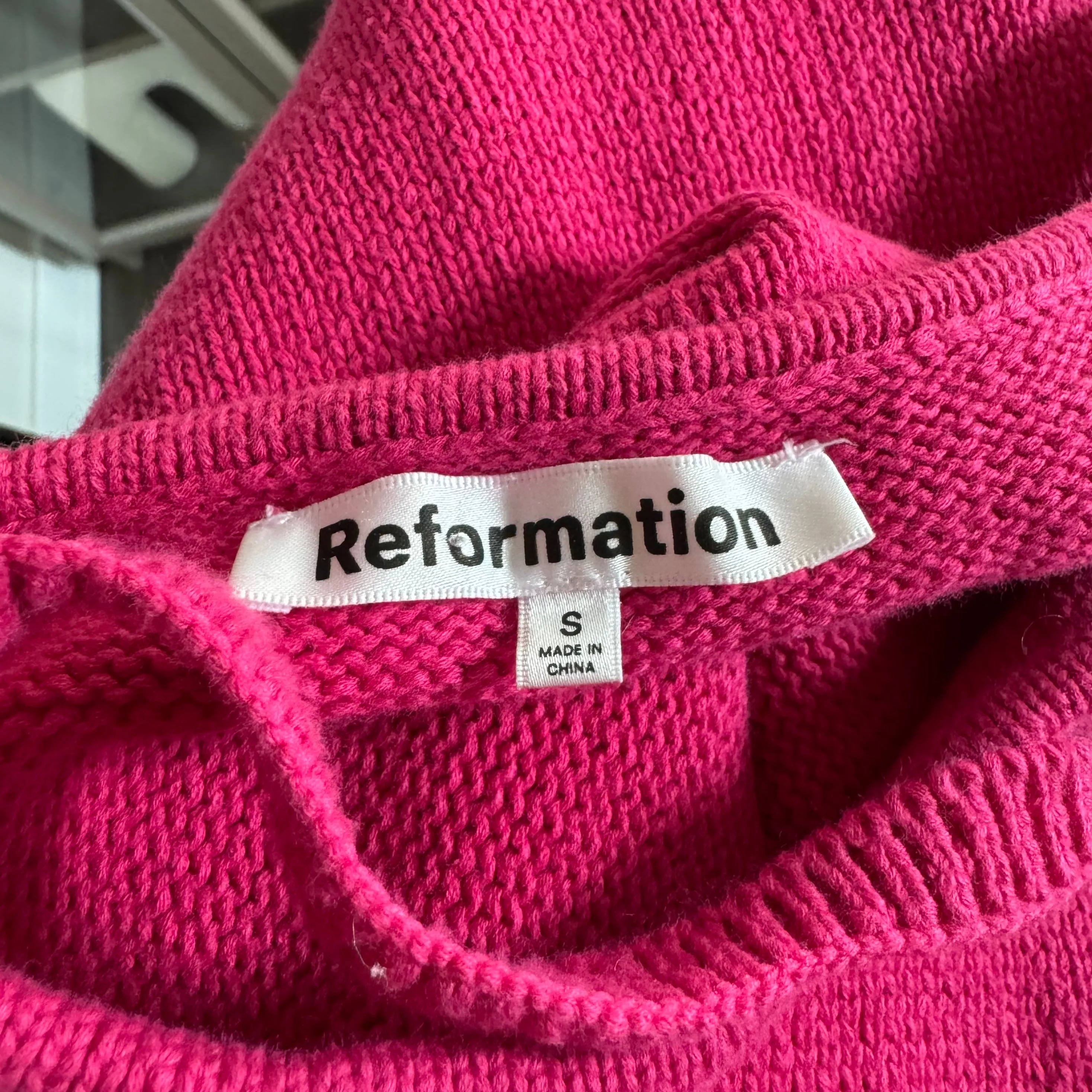 Reformation Arya Knit Sweater Dress
