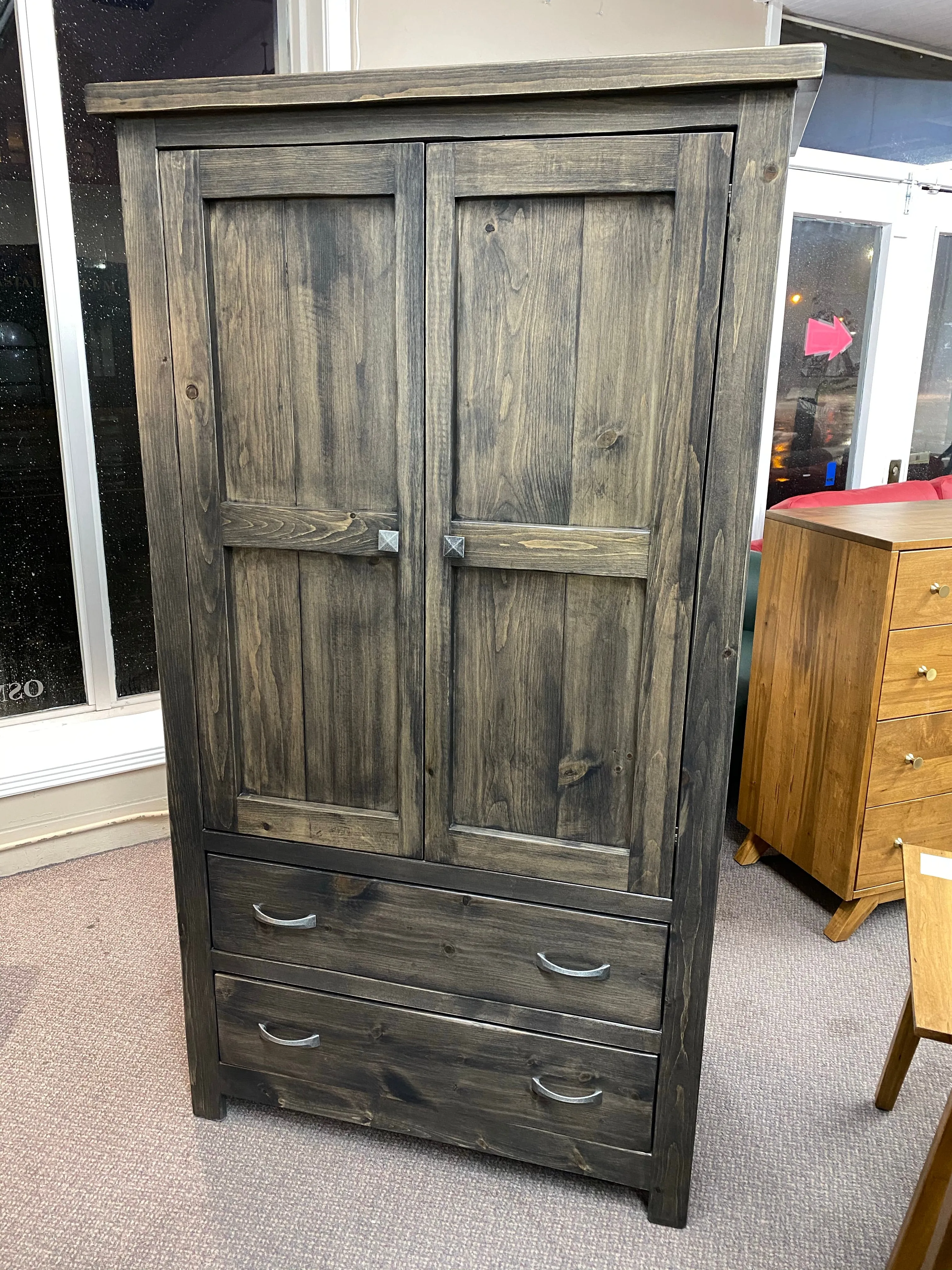 Rustic Tall Wardrobe