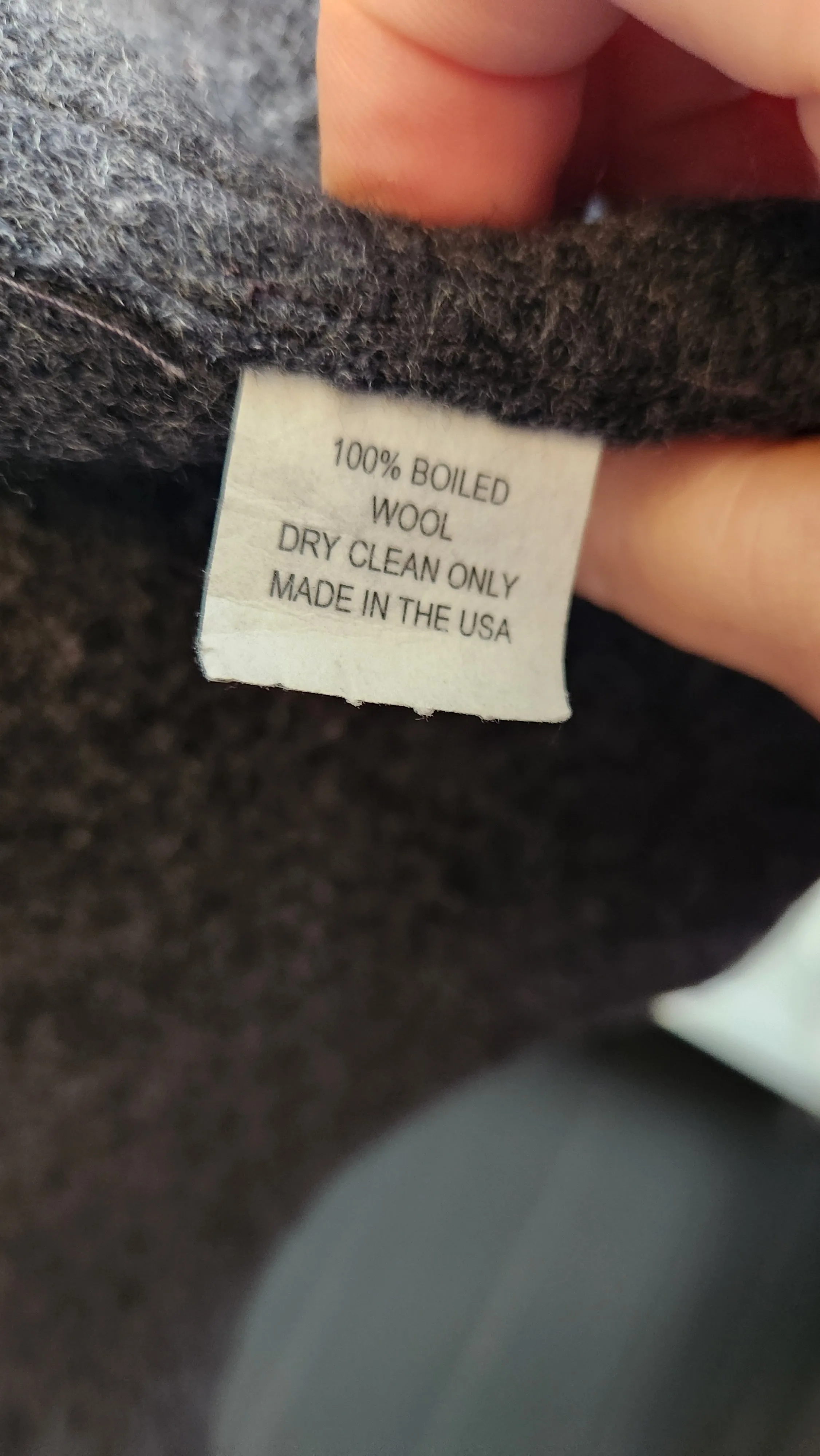 Shamask Boiled Wool Coat