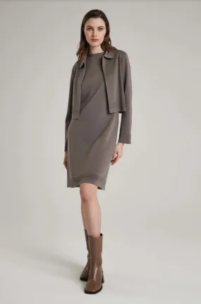 Sleeveless Knit Dress in Merino Wool
