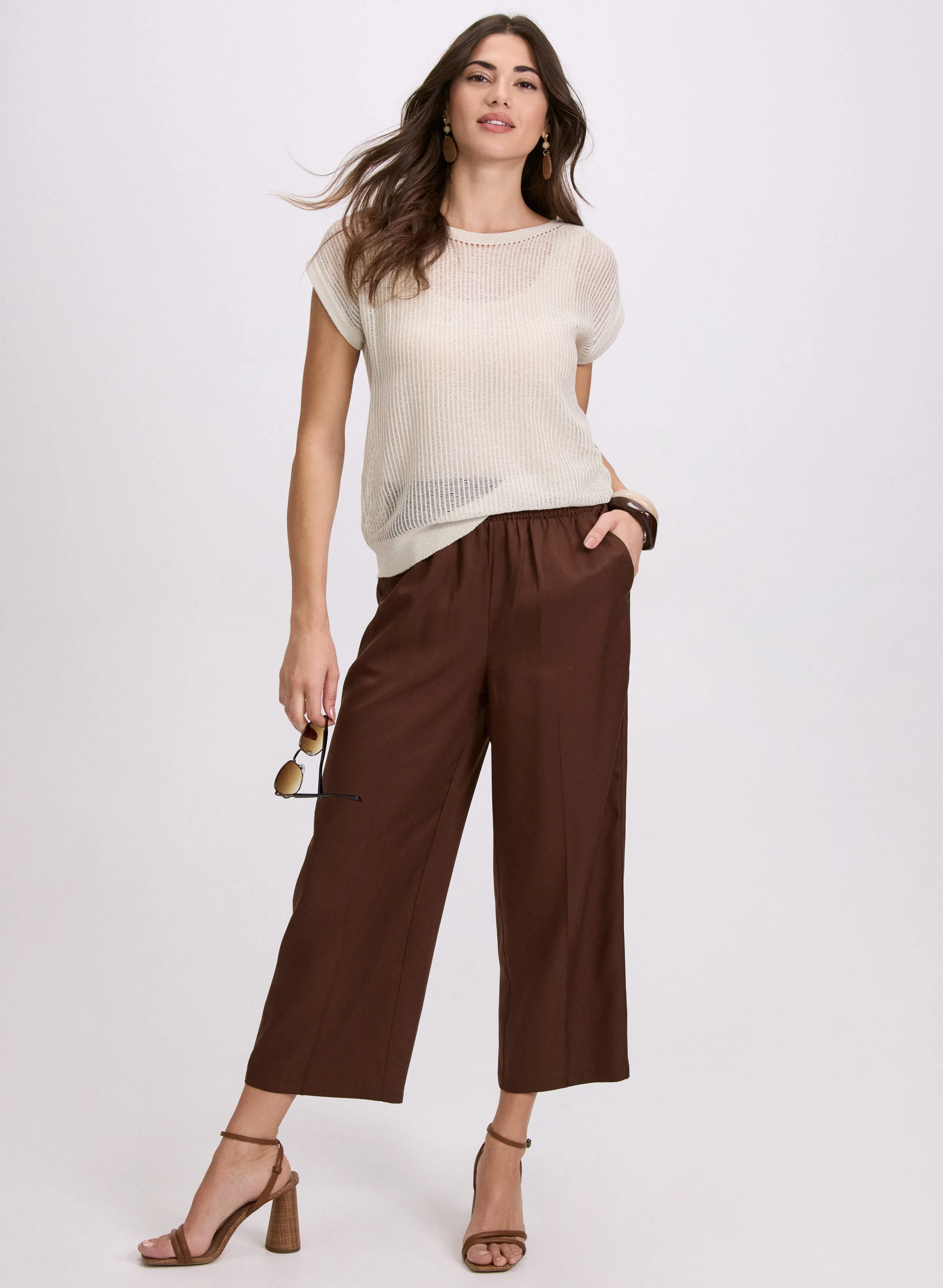 Smocked Waist Culottes