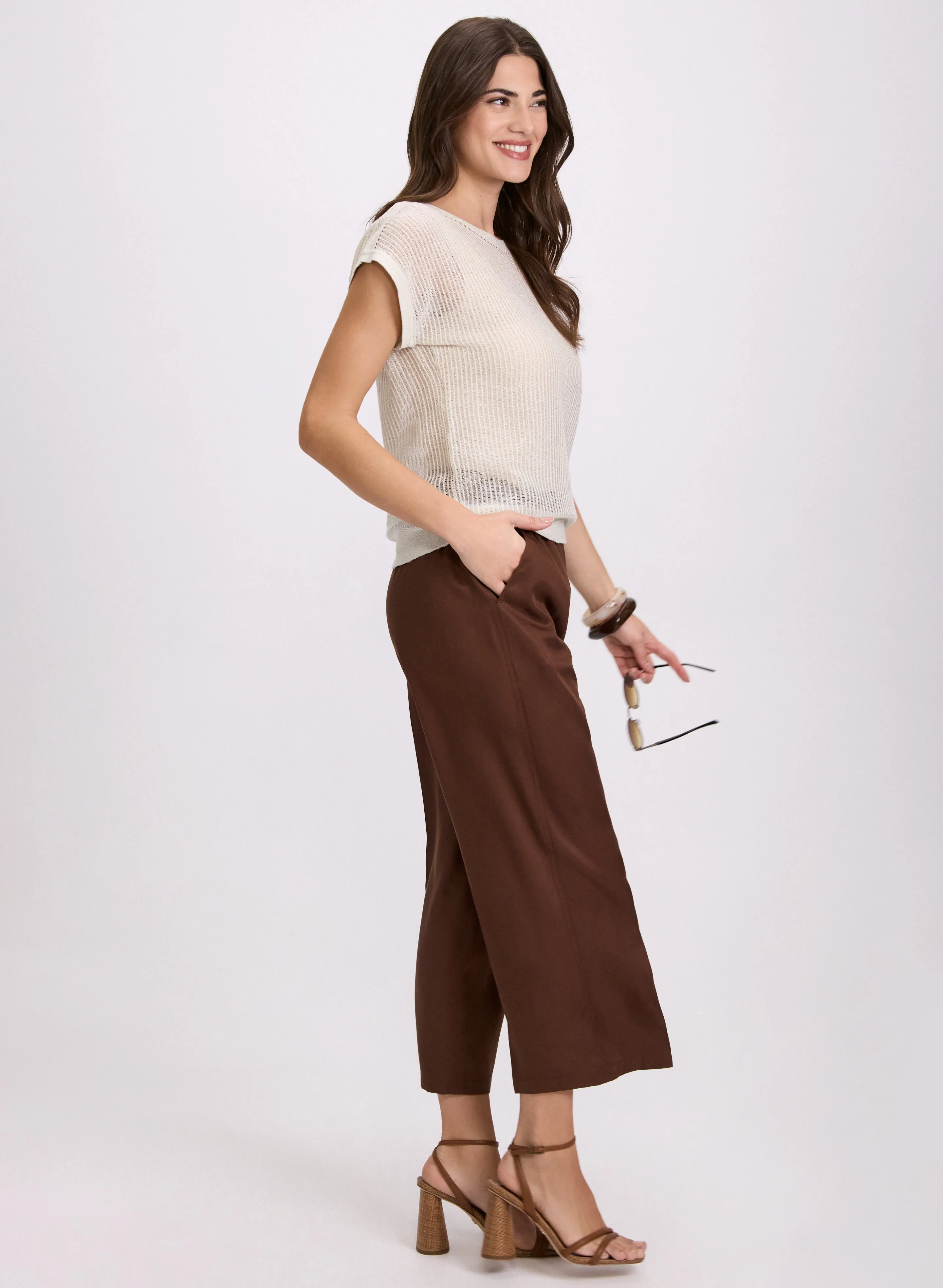 Smocked Waist Culottes