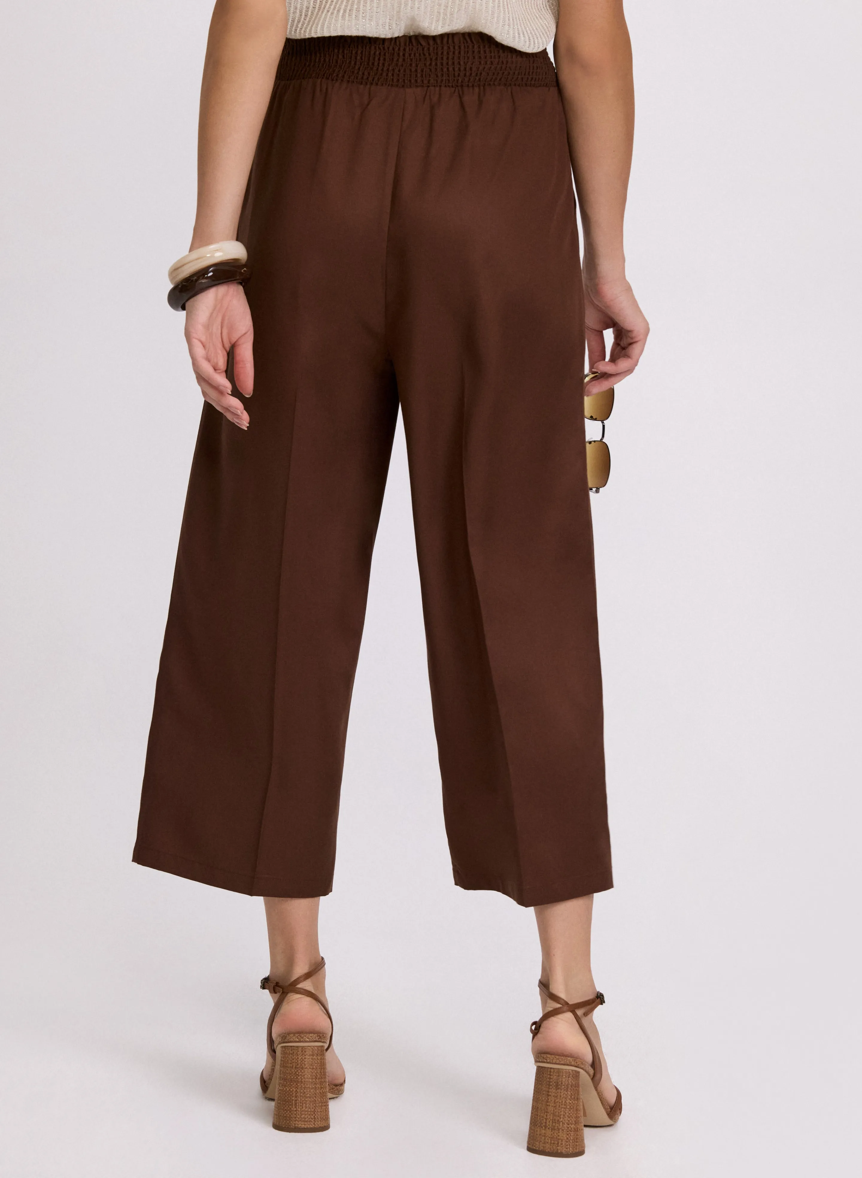 Smocked Waist Culottes