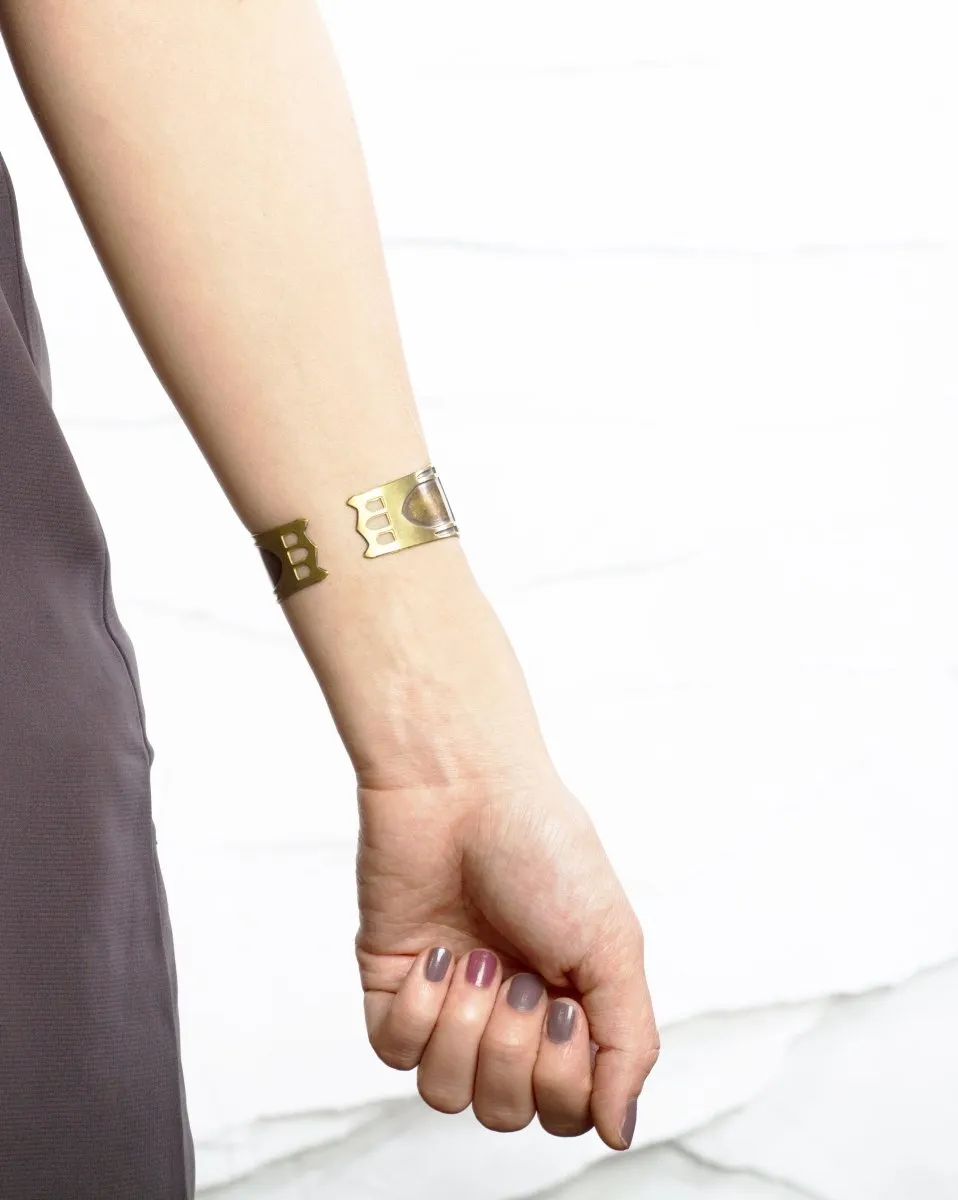 St. Johns Bridge cuff bracelet - Silver