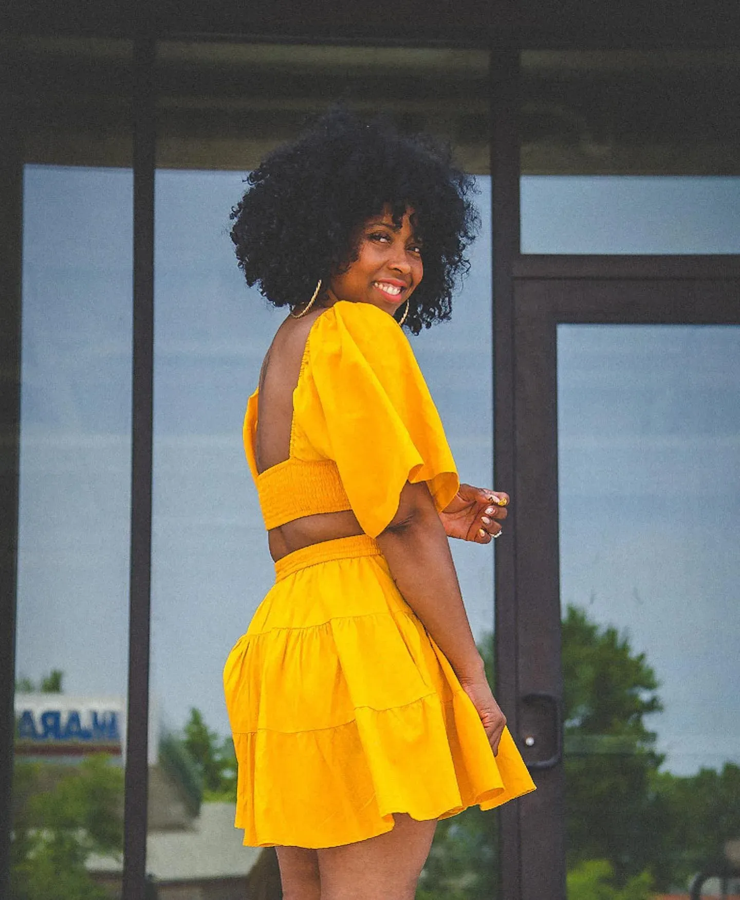 Summer NEW Solid Color Ruffle Dress
