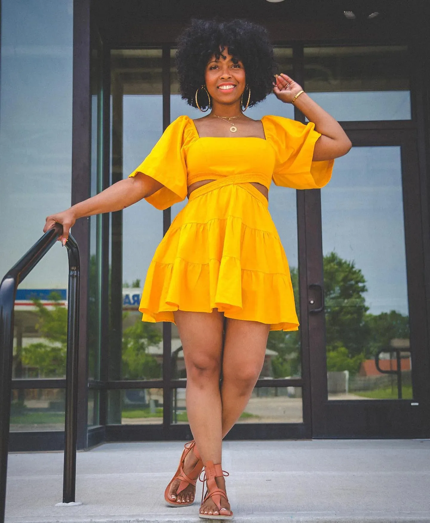 Summer NEW Solid Color Ruffle Dress