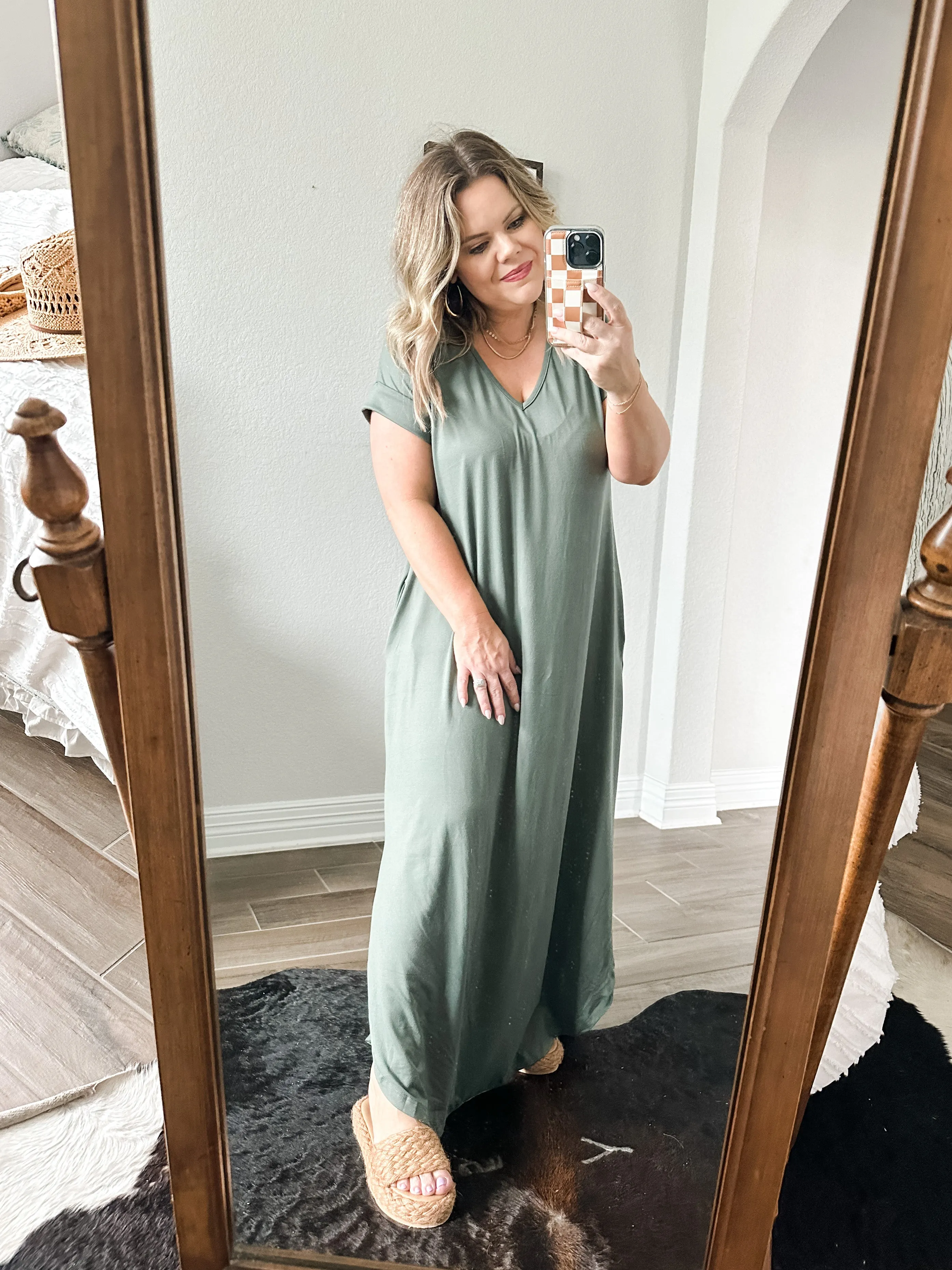 Summer Sage Maxi Dress