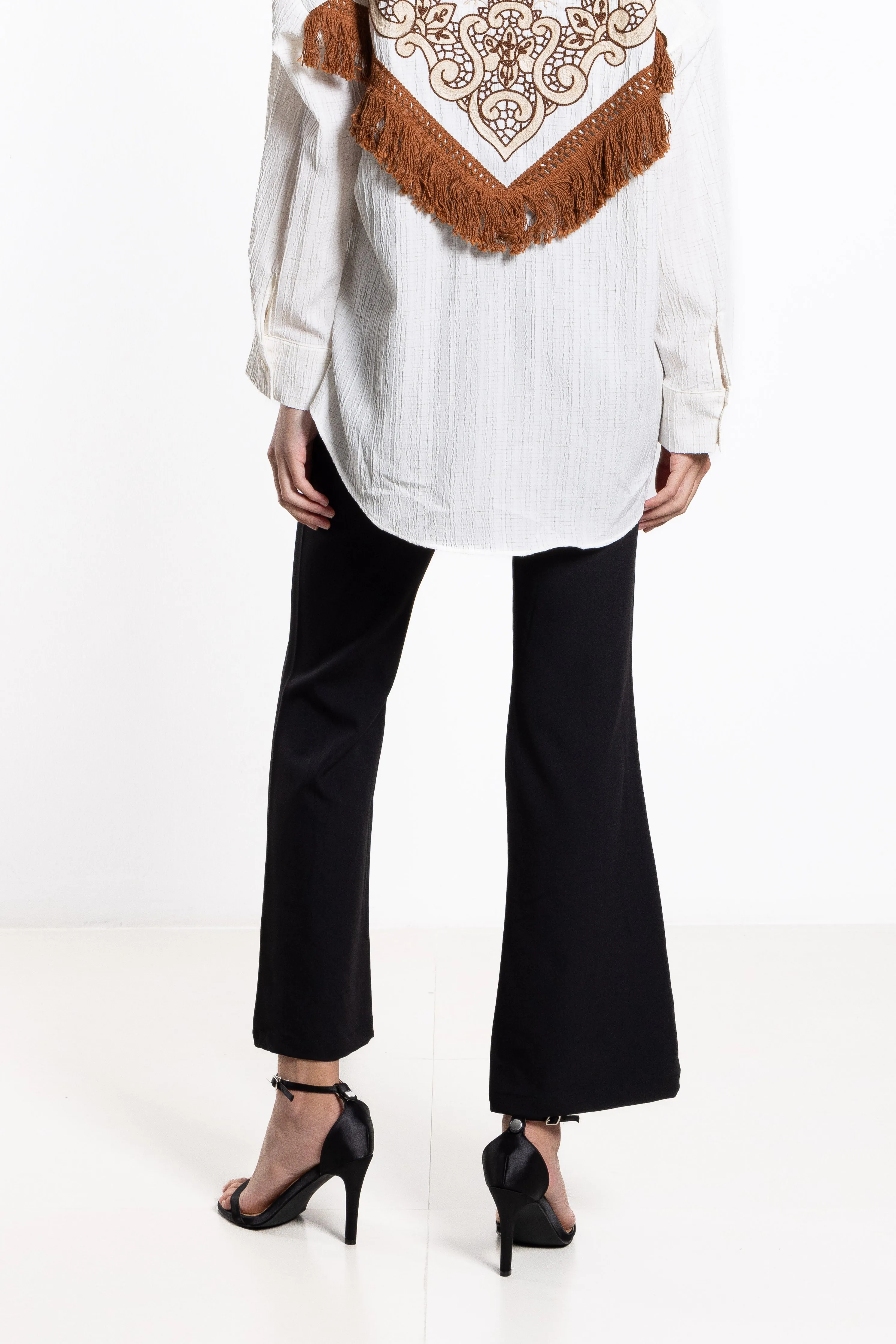 TAILORED FRONT SLIT TROUSERS