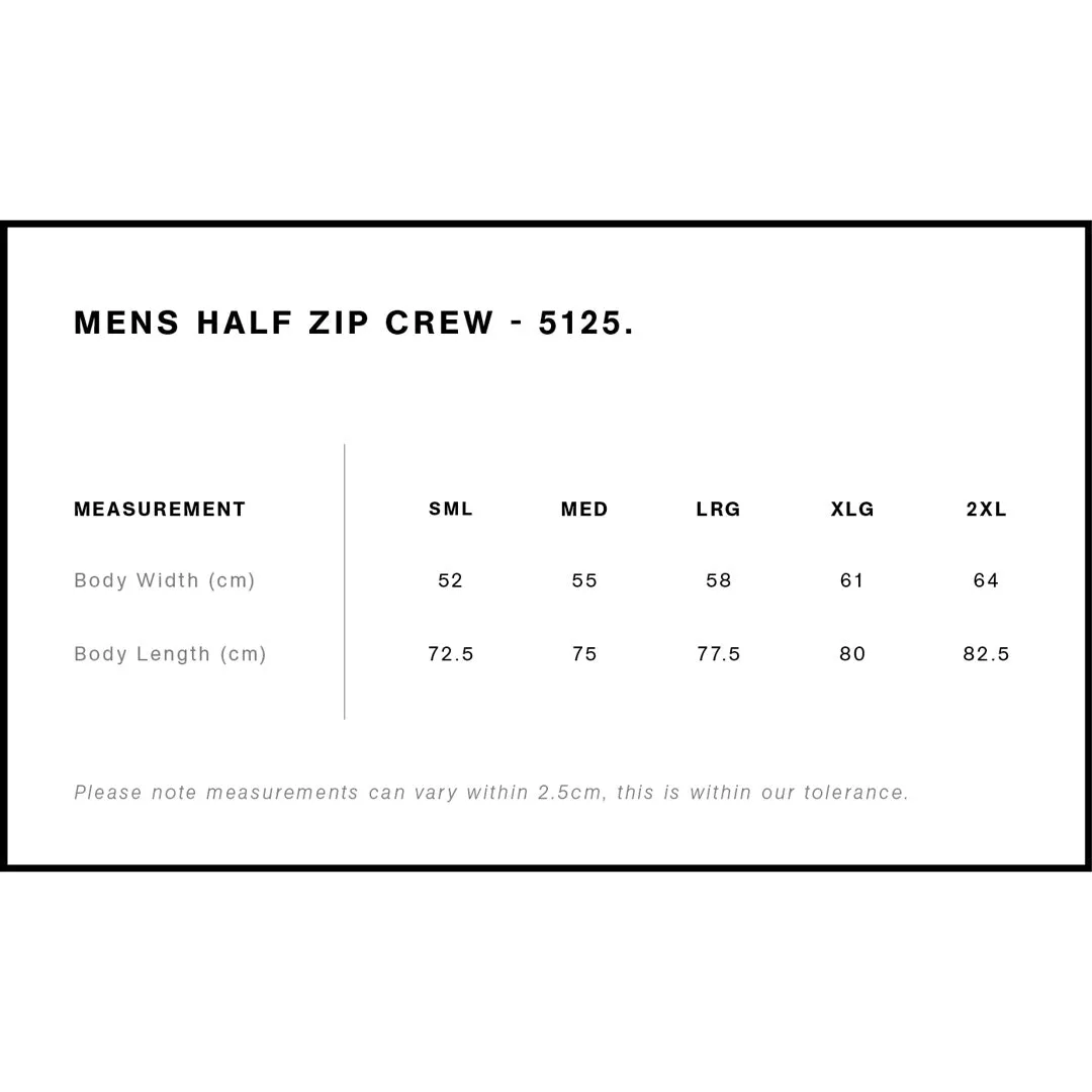 The Half Zip Crew | Mens | Pullover