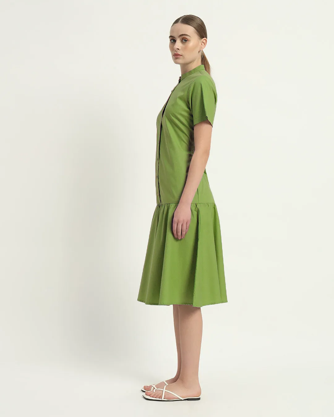 The Melrose Fern Cotton Dress