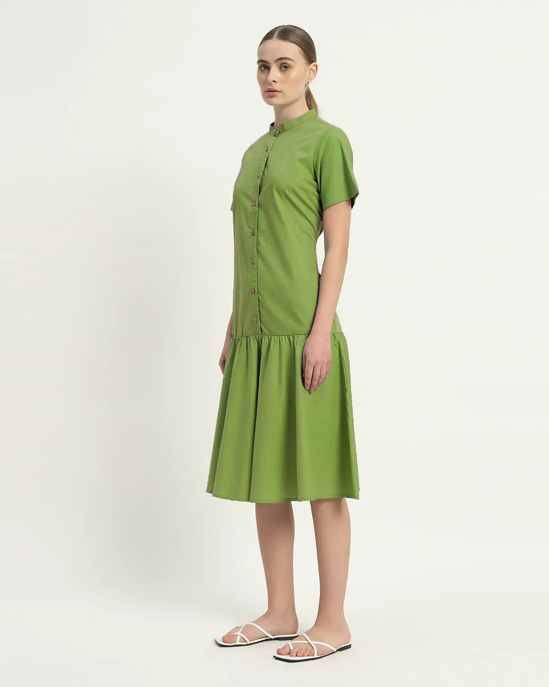 The Melrose Fern Cotton Dress