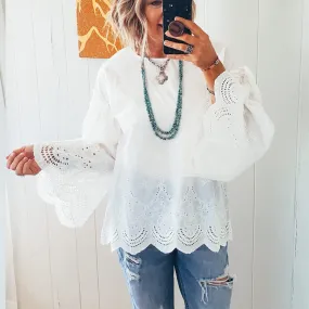 The O'Hara Eyelet Blouse