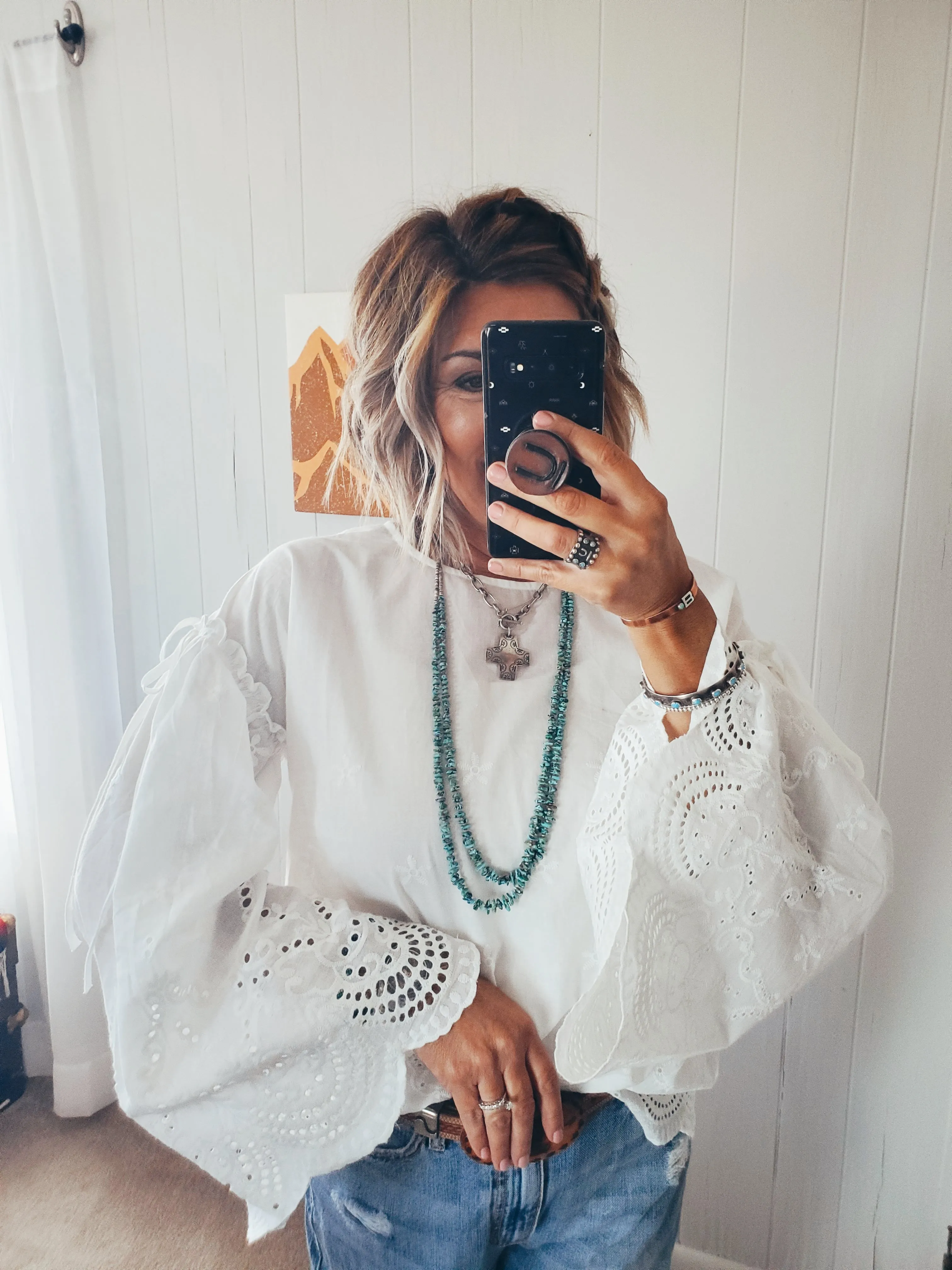The O'Hara Eyelet Blouse