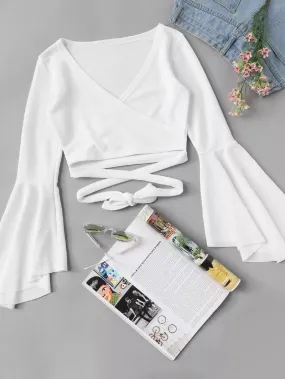 The Way You Smile Crop Blouse