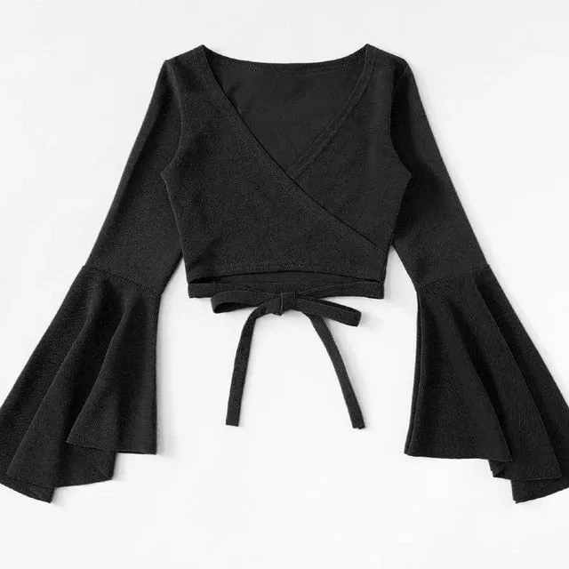 The Way You Smile Crop Blouse