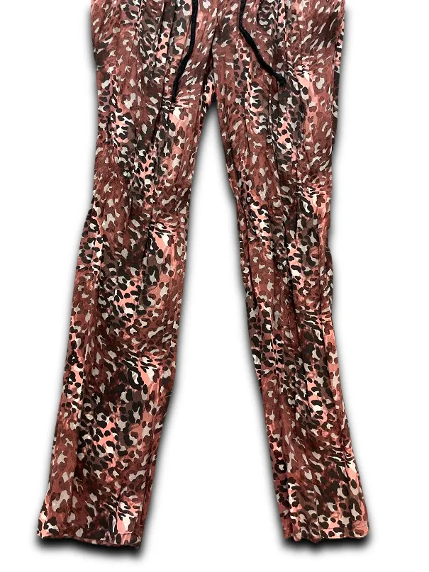 Vintage next animal print brown women trouser