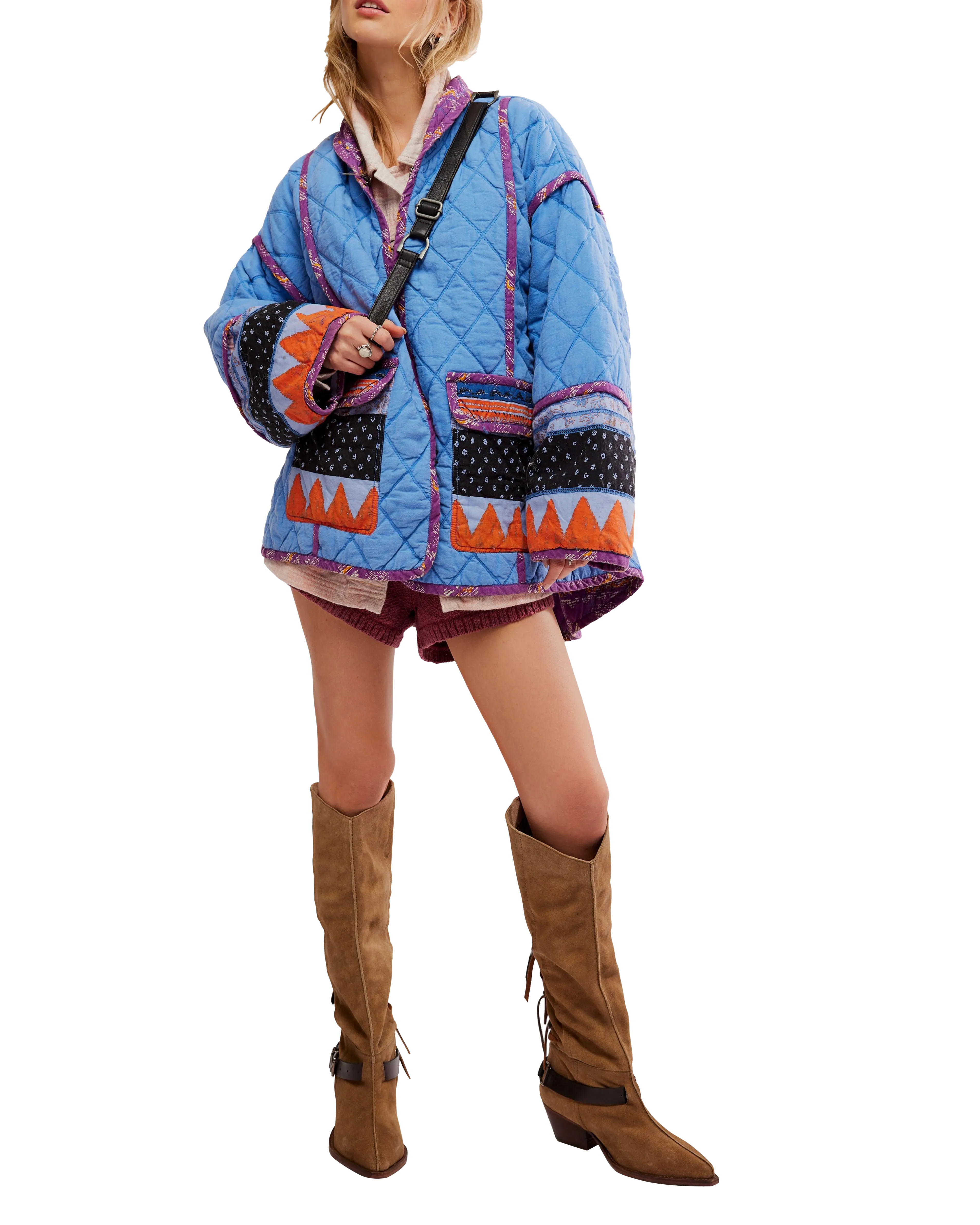 Winnie Jacket in Blue Combo