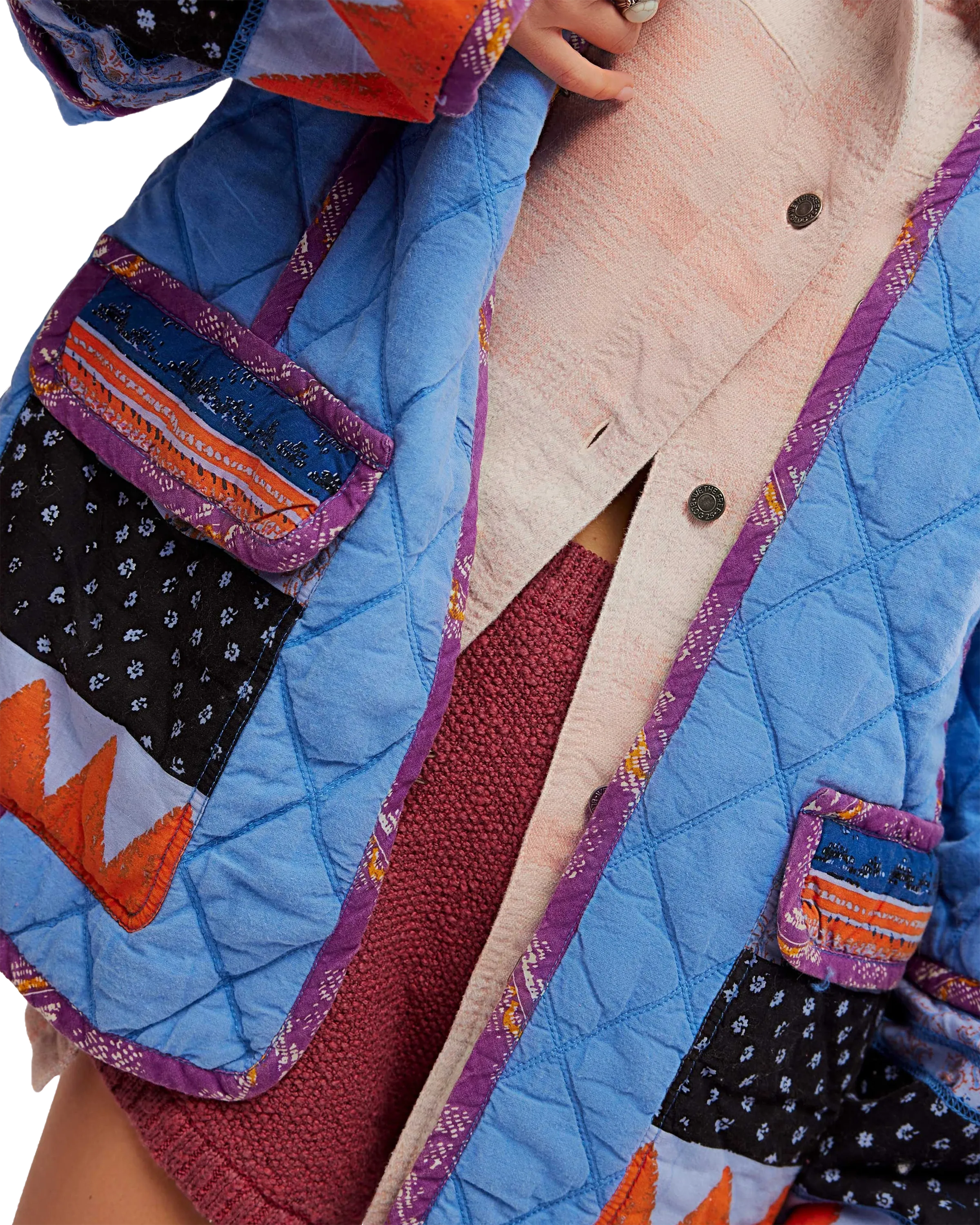 Winnie Jacket in Blue Combo