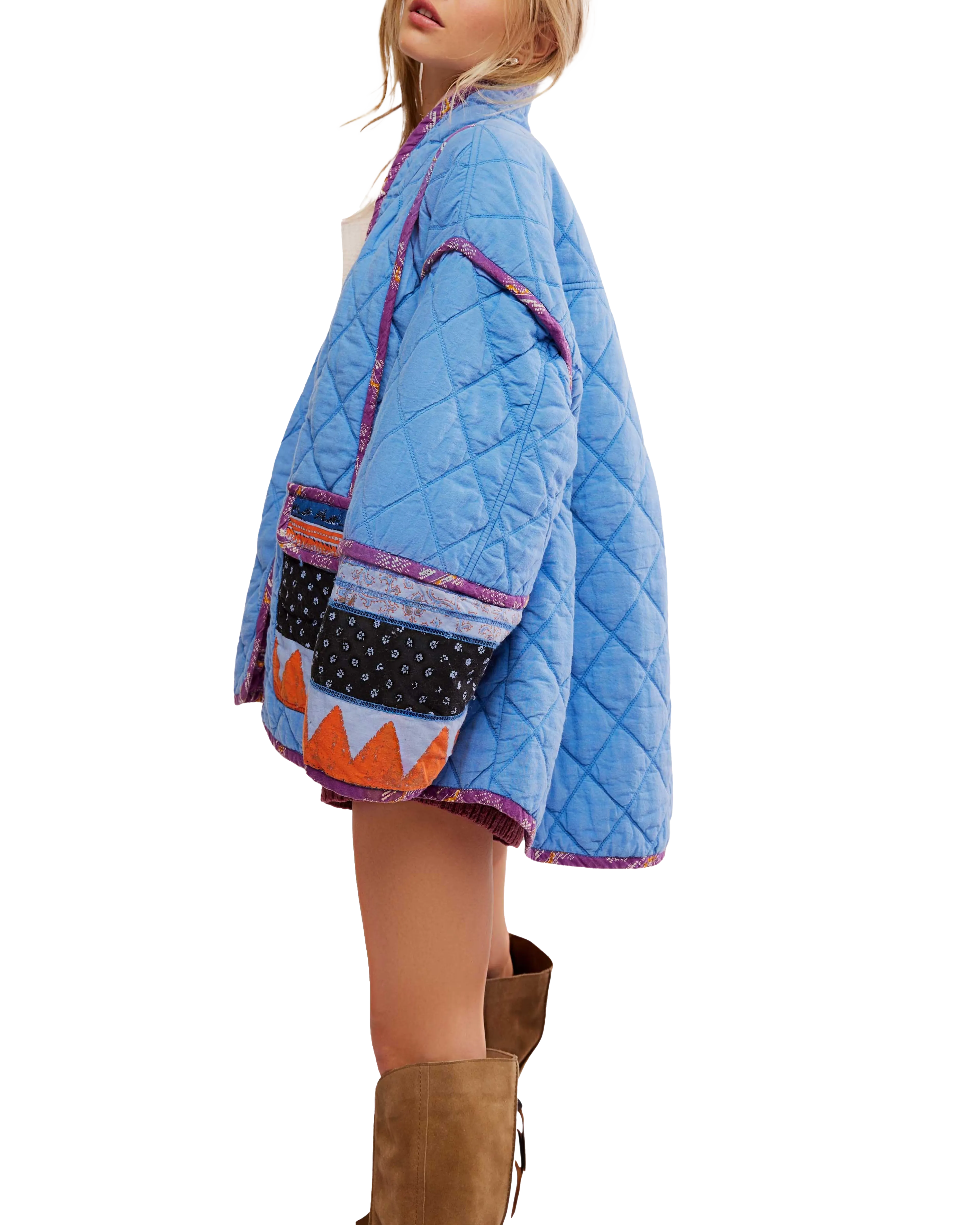 Winnie Jacket in Blue Combo