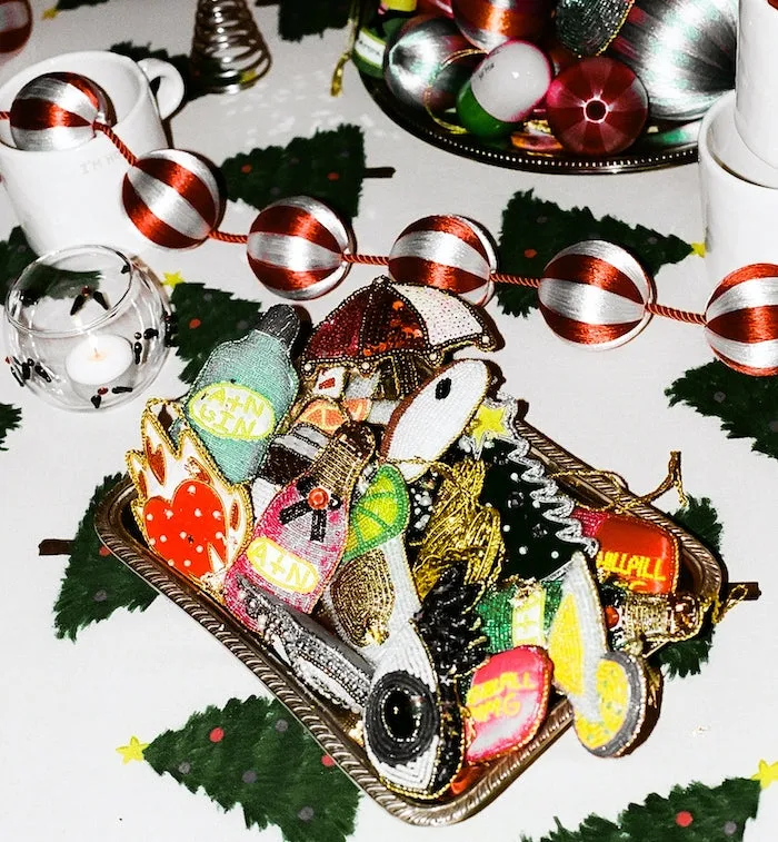 Winter Berries Tea Light Holder
