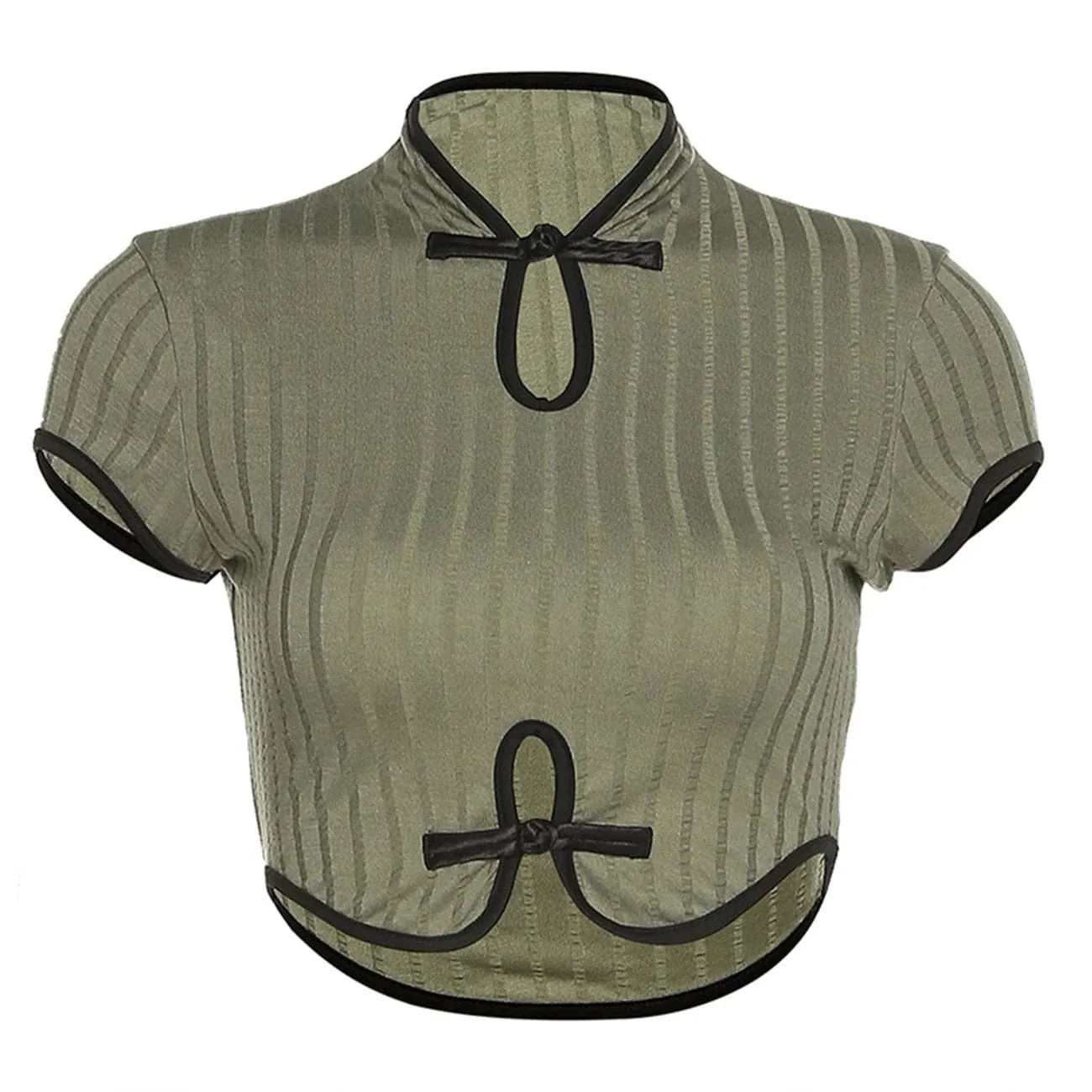 WLS Vintage Hollow Out Slim Fit Tee