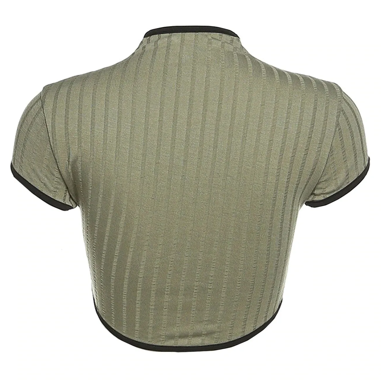 WLS Vintage Hollow Out Slim Fit Tee