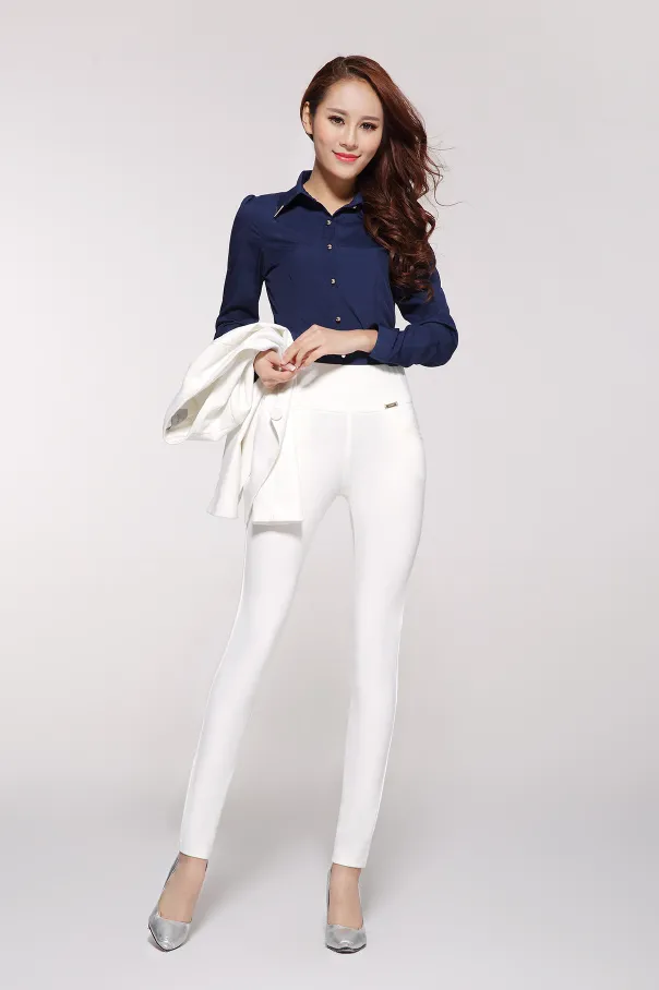 Women's Slim High Waist Stretch Plus Size Leggings